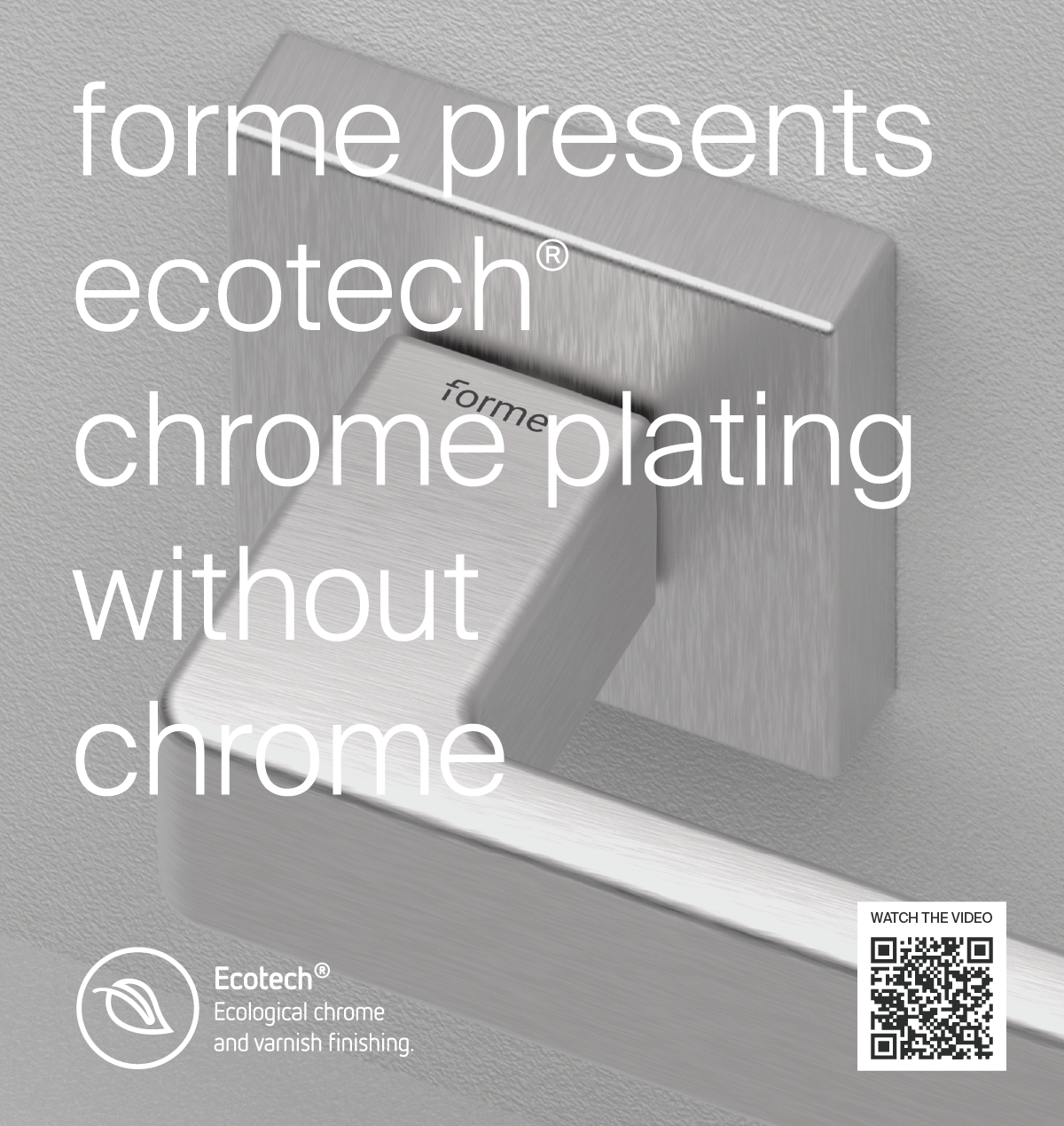 Forme presenta Ecotech<sup>®</sup>, la cromatura senza cromatura