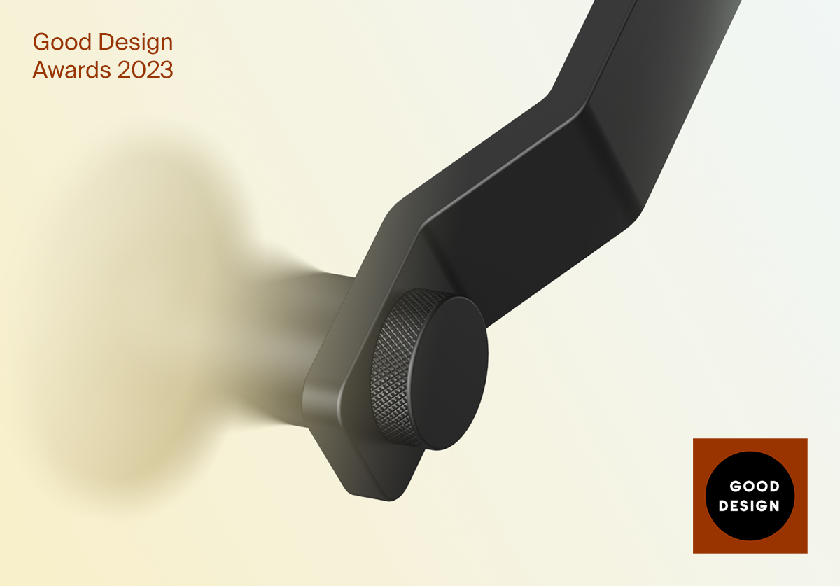 The Gas handle wins the Good Design Award 2023