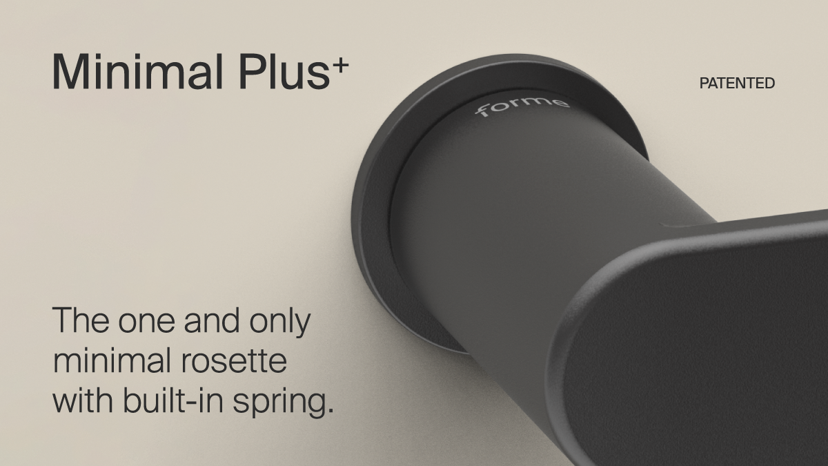 Minimal Plus, the one and only minimal rosette  with built-in spring